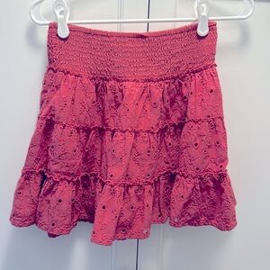 American Eagle Pointelle Skirt Size Small Pink Women’s